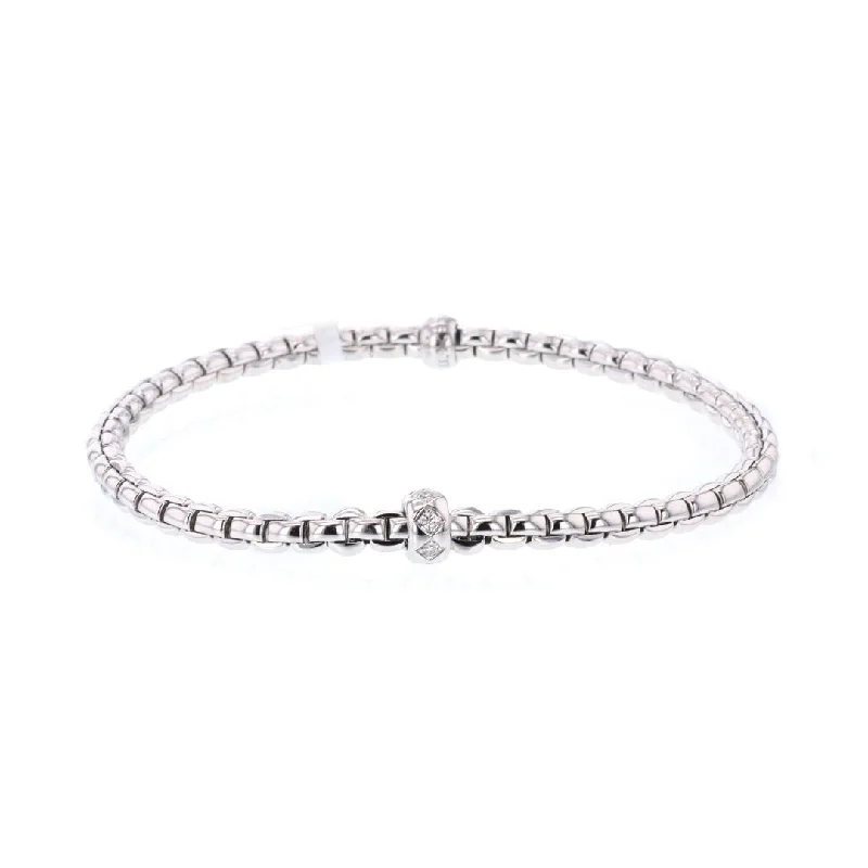 Women chic bangles and bracelets -0.12 ctw Diamond Flex Bracelet