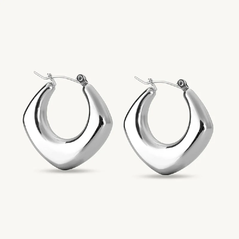 Women chunky earrings -Geocricle Charm Earrings