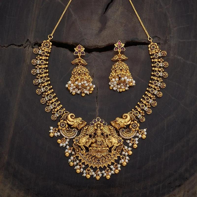 Delicate gold necklaces for women -Antique Necklace 169810