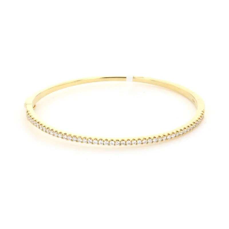 Women adjustable bangle bracelets -0.85 ctw Diamond Bangle Bracelet