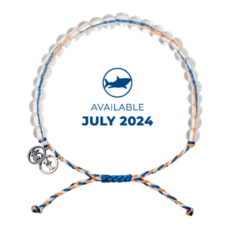 Women twisted bangles and bracelets -4Ocean Limited Edition Reef Shark 2024 Beaded Bracelet