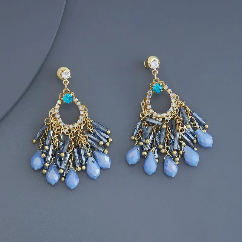 Women drop diamond earrings -Trendy Earring 179153