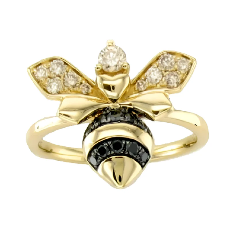 Women vintage-inspired rings -Le Vian Diamond Bee Ring