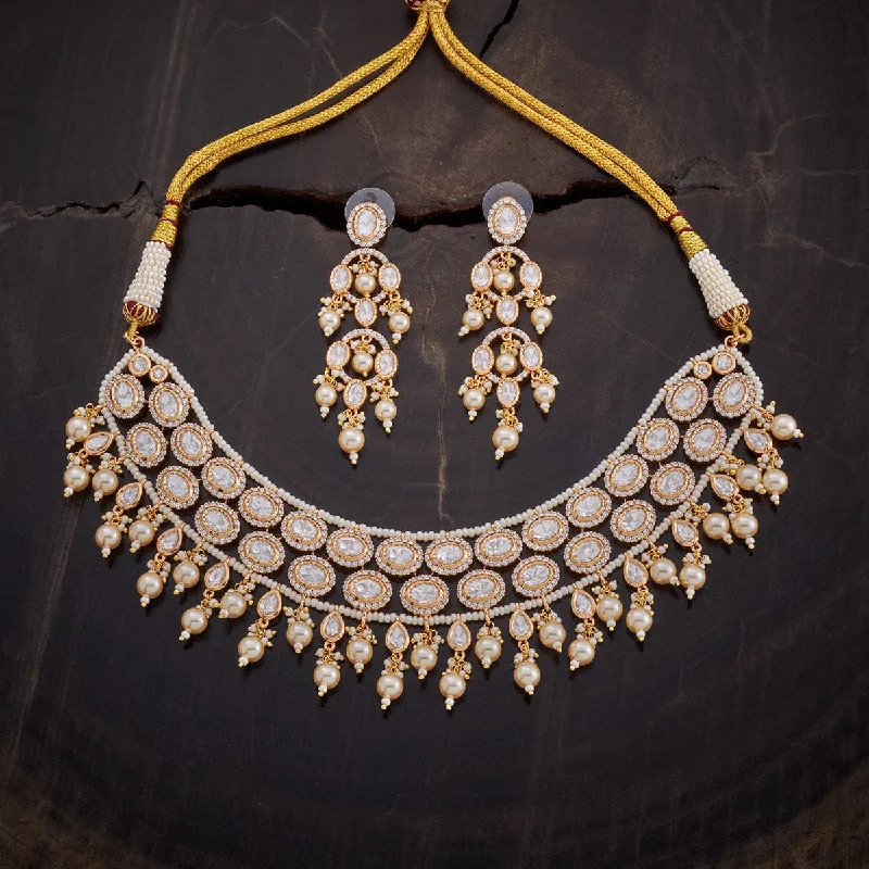 Statement necklaces for women -Kundan Necklace 151594