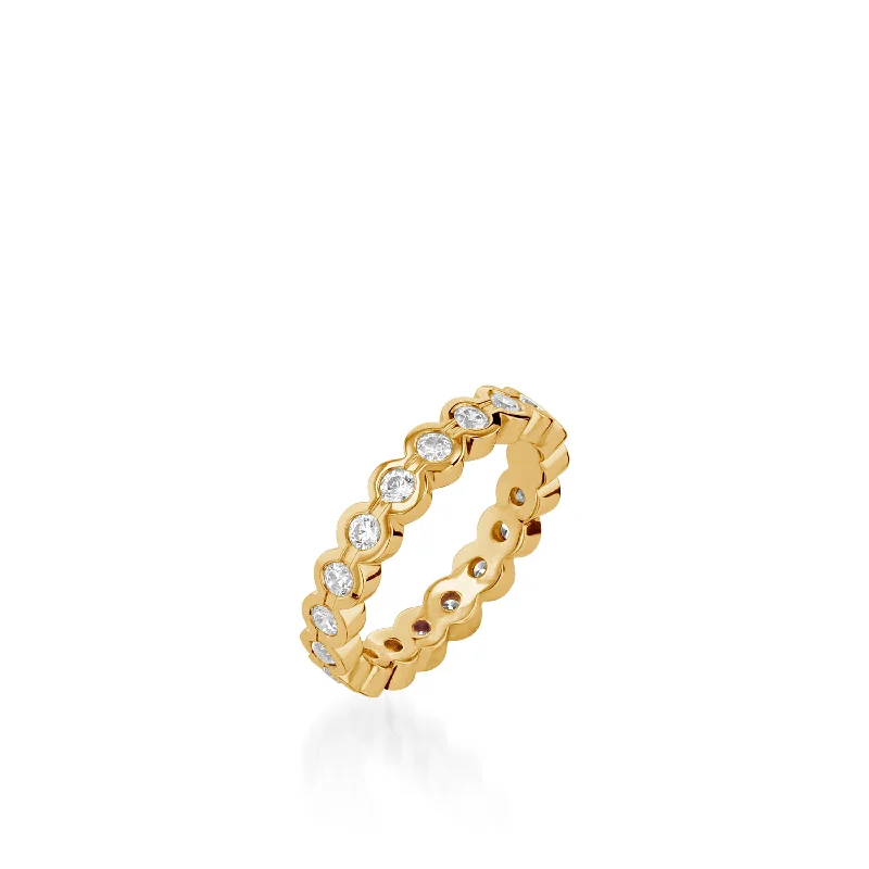 Women large rings -Paloma Diamond Eternity Ring