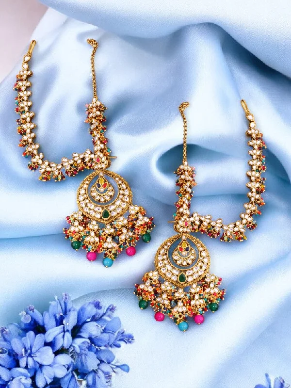 Women chunky earrings -Prismatic Pririshti Sahara Chandbalis