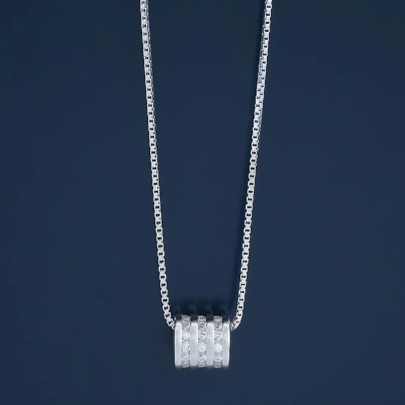 Heart-shaped necklaces for women -92.5 Silver Necklace 176485