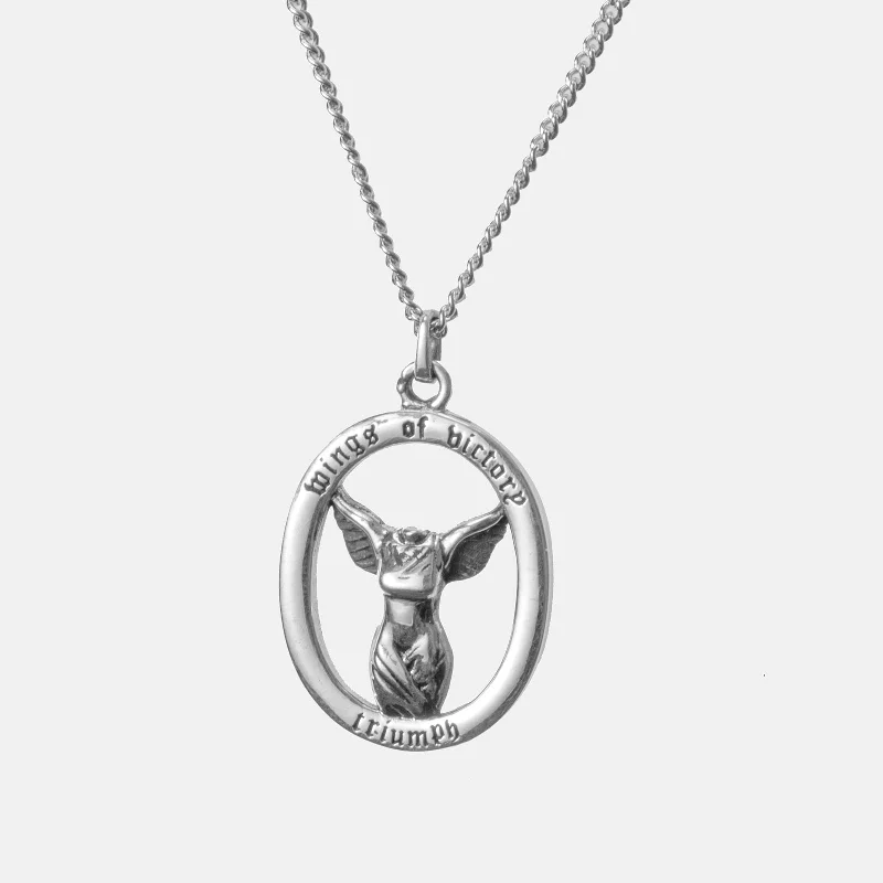 Bohemian charm necklaces for women -Winged Victory of Samothrace - Necklace