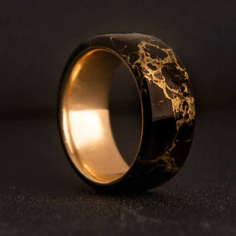 Women birthstone gemstone rings -The Heretic | Trustone and Gold Ring