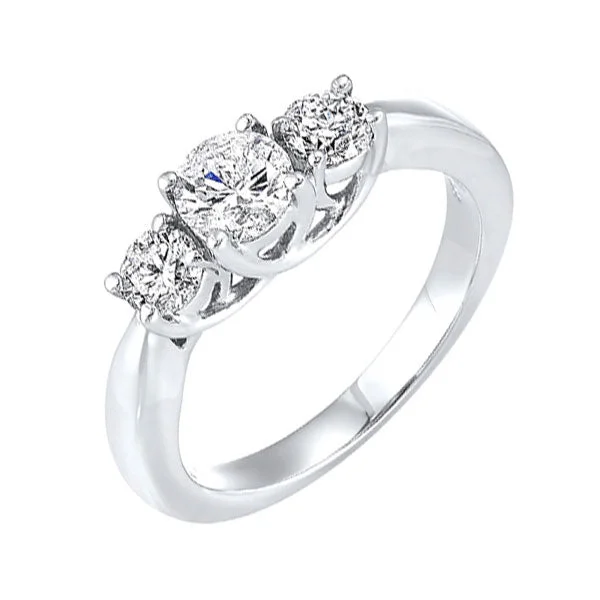 Women custom engagement rings -14Kt White Gold Diamond (2Ctw) Ring