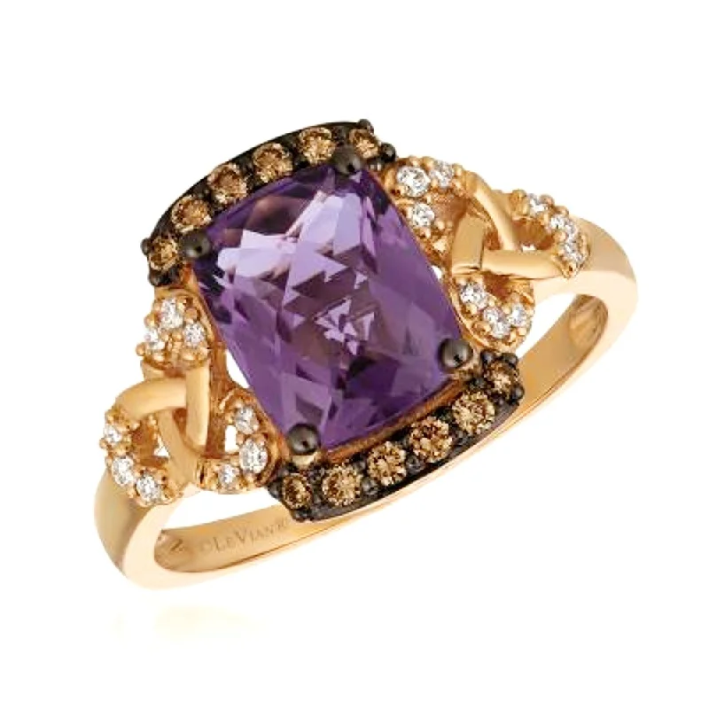 Women bold rings -Le Vian Grape Amethyst™ Chocolatier Ring