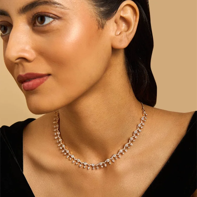 Chain necklaces for women -Zircon Necklace 173576