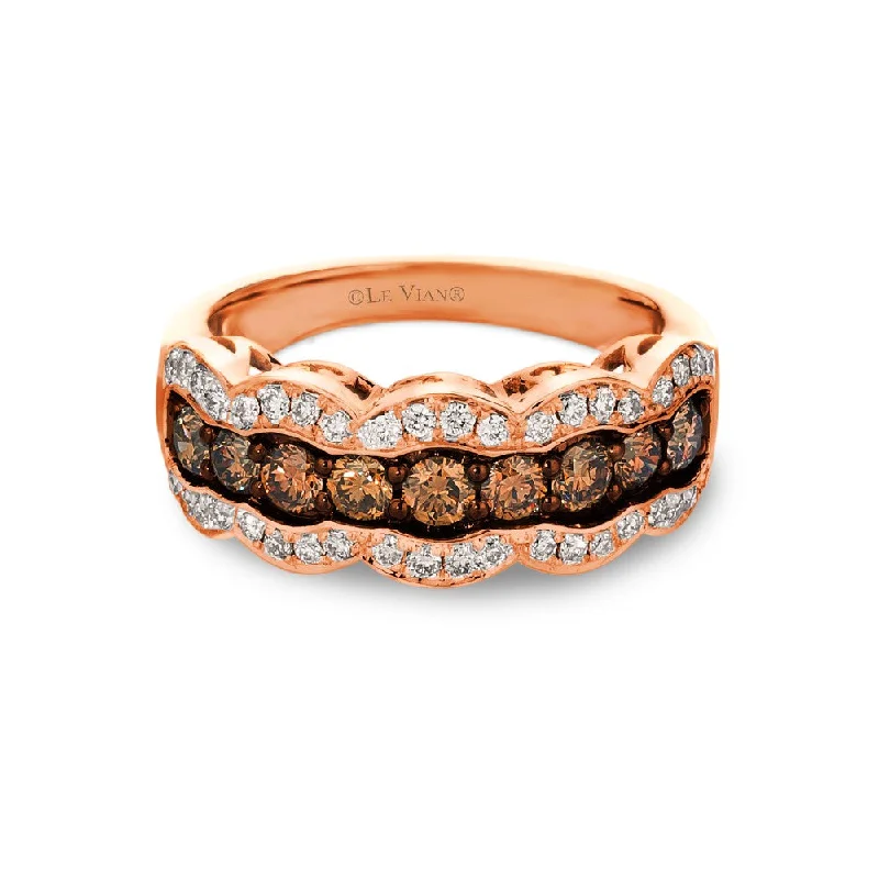 Women minimalist rings -Le Vian Creme Brulee® Chocolate Diamonds® Ring