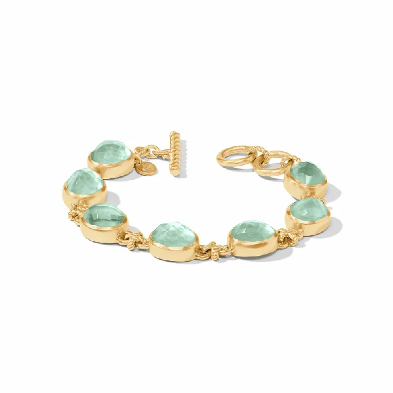 Women elegant bangles and bracelets -Julie Vos Nassau Demi Stone Link Bracelet