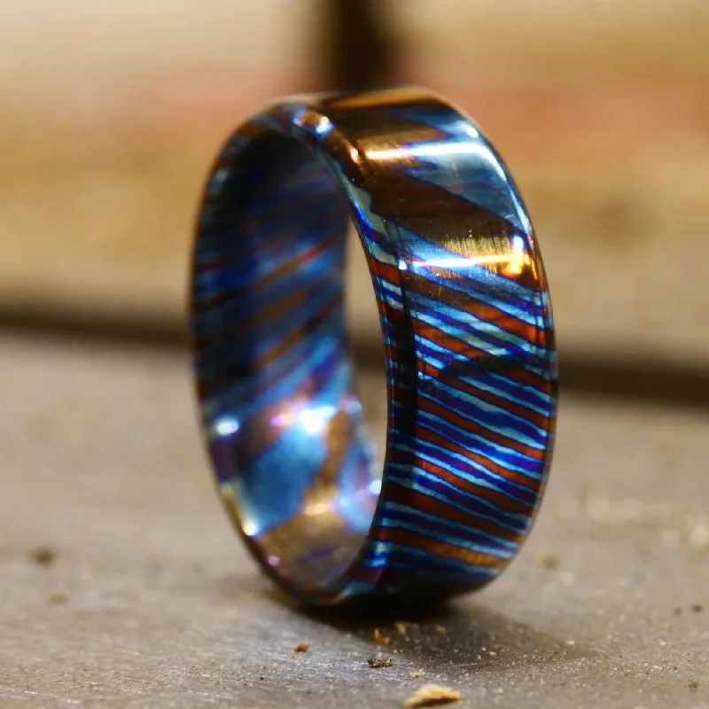 Women eternity diamond rings -Timascus Ring