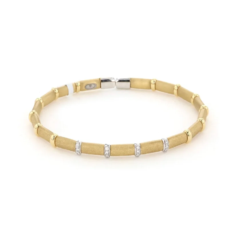 Women dainty bangles and bracelets -0.12 ctw Diamond Bangle Bracelet