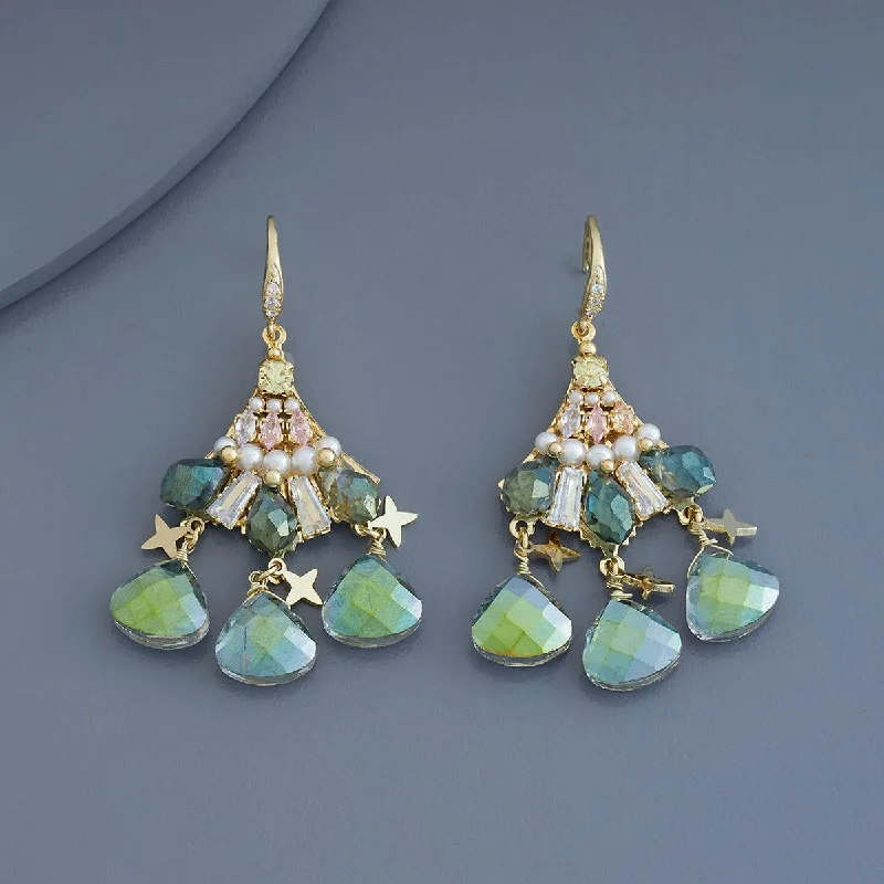 Women gemstone earrings -Trendy Earring 178936