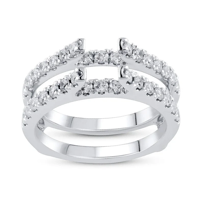 Elegant engagement rings for women -1/2ctw Diamond Ring Guard