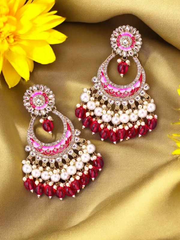 Women stackable earrings -Rani Aanshi Chandbalis