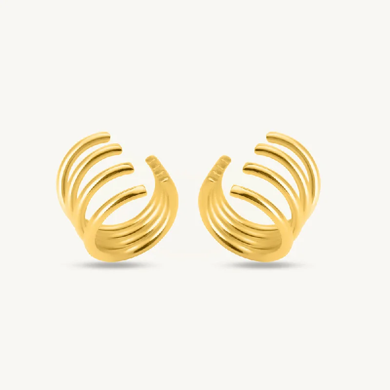 Women stud earrings -Stacked Style Stud Earrings