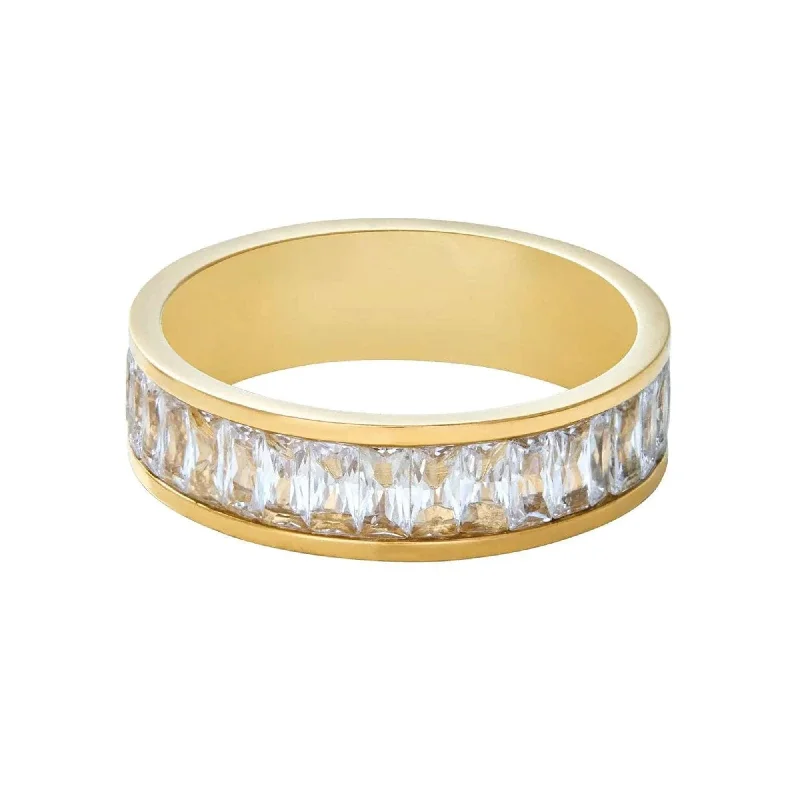 Women stacking rings -Alexa Ring