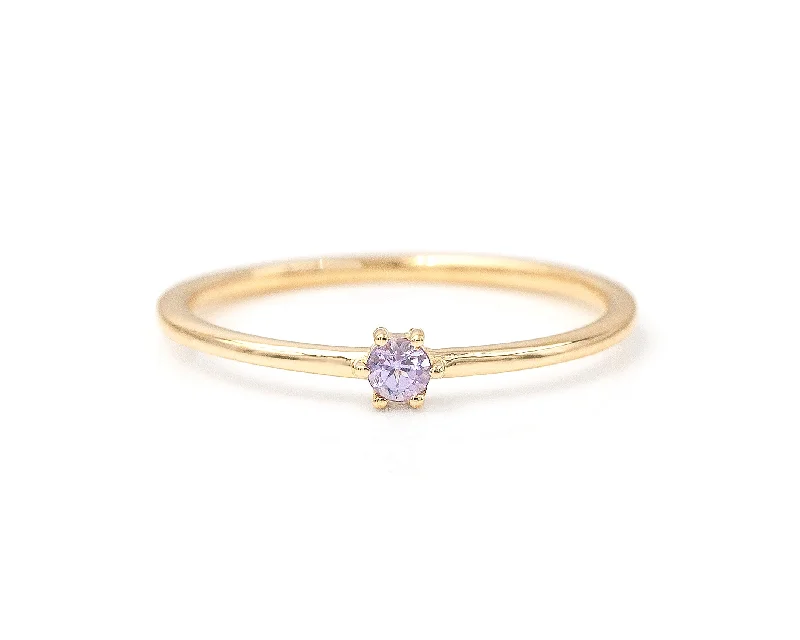 Women fashion rings -Tanzanite Stacker