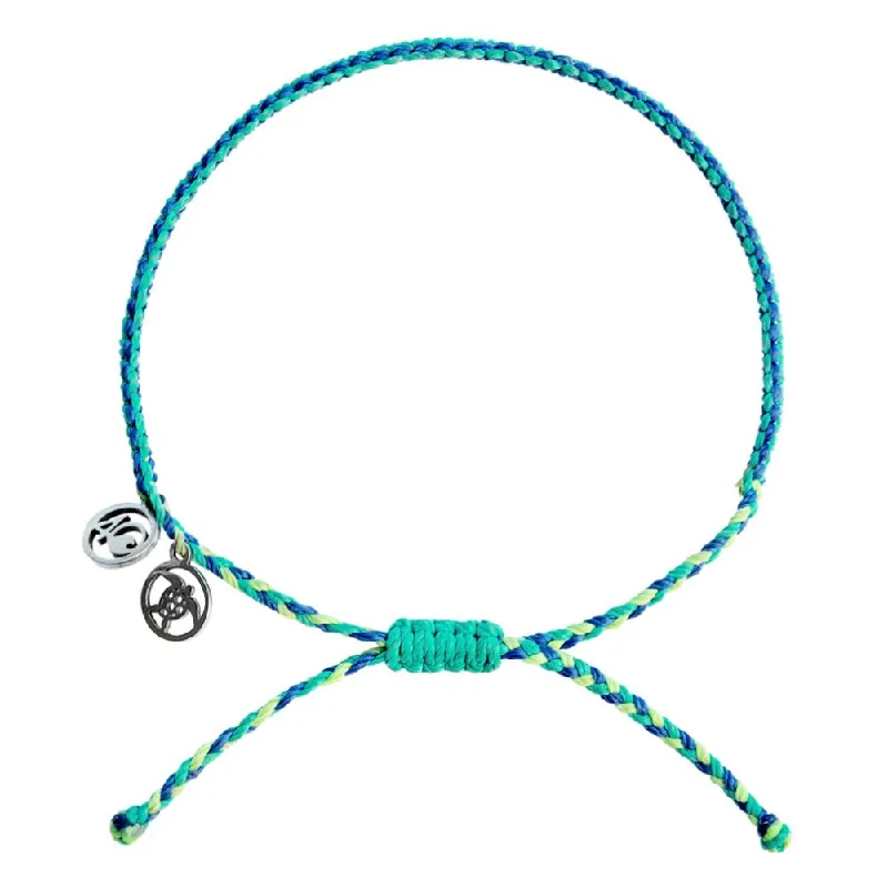 Women modern bangles and bracelets -4Ocean June 2024 Limited Edition Sea Turtle Braided Bracelet