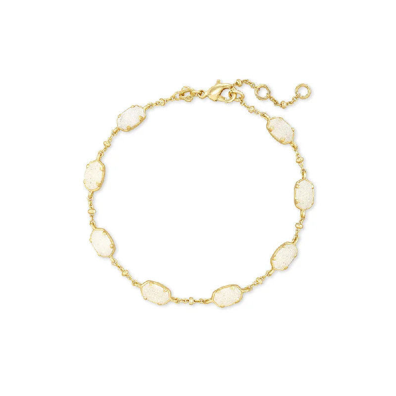 Women double-layered bangles and bracelets -Kendra Scott Emilie Chain Bracelet in Drusy