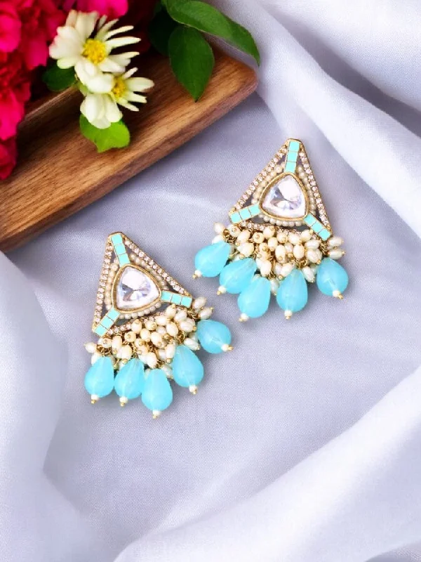 Women elegant earrings -Turquoise Nita Danglers