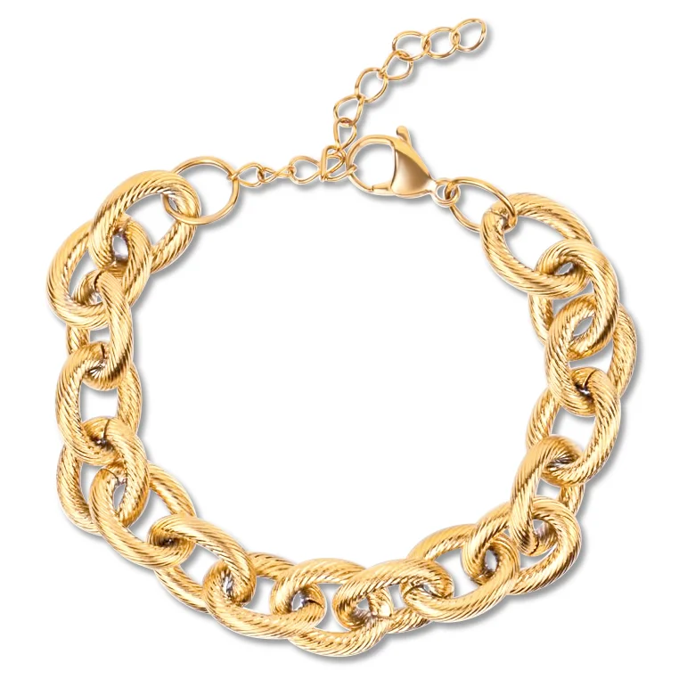 Women simple bangles -Stevie Chunky Chain Link Bracelet