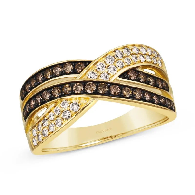 Women three-stone rings -Le Vian Chocolate Diamond® Ring