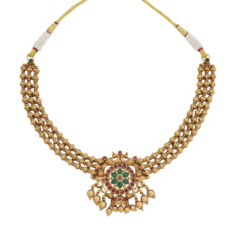 Gold necklaces for women -Antique Necklace 164070