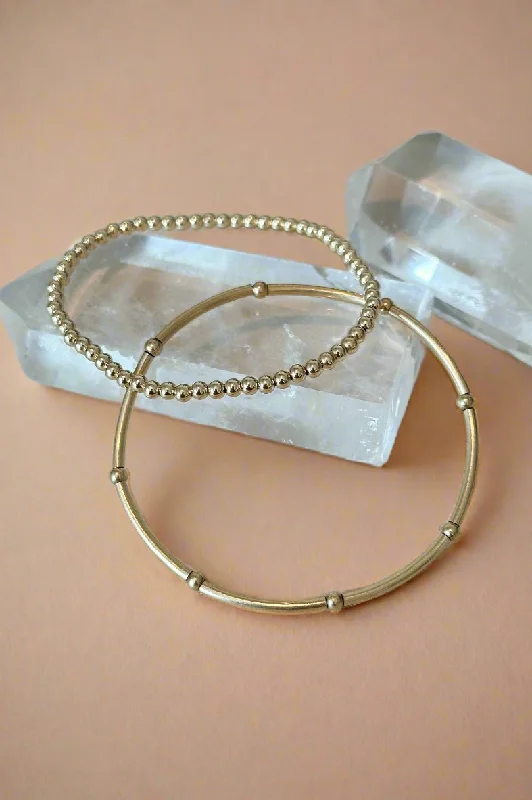 Women modern cuff bangles and bracelets -Rosemary Beaded Bracelets