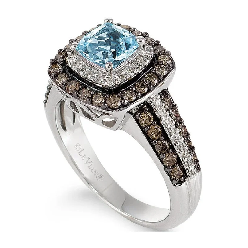 Women ruby rings -Le Vian Chocolatier® Sea Blue Aquamarine® Ring