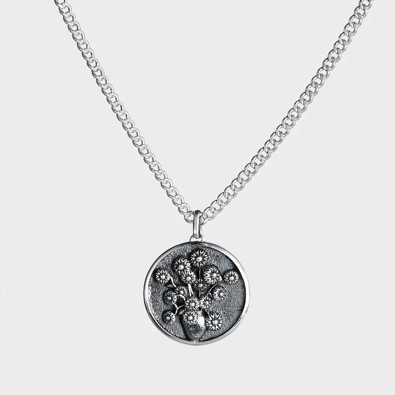 Diamond necklaces for women -The Arles Sunflowers - Necklace