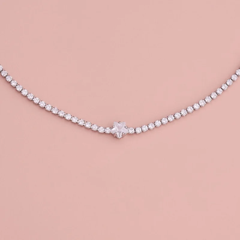 Gemstone and pearl necklaces for women -Trendy Necklace 180215