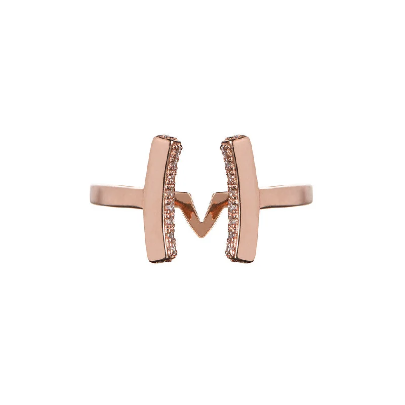 Women minimalist rings -Rose Gold Cuff Ring