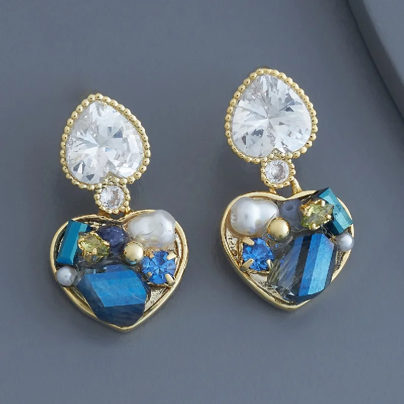 Women clip-on diamond earrings -Trendy Earring 178881