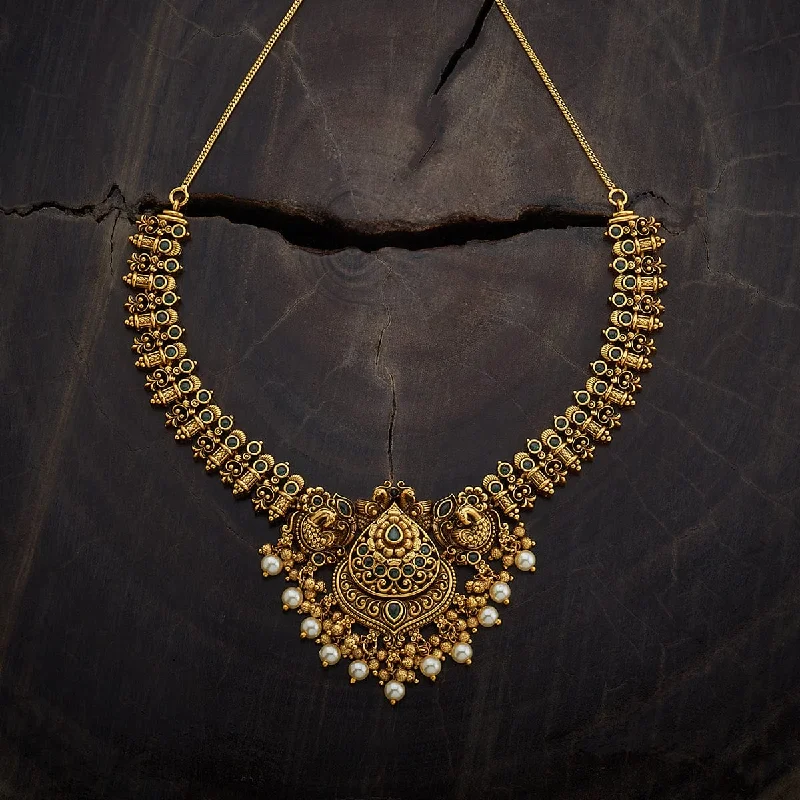 Trendy statement necklaces for women -Antique Necklace 169807