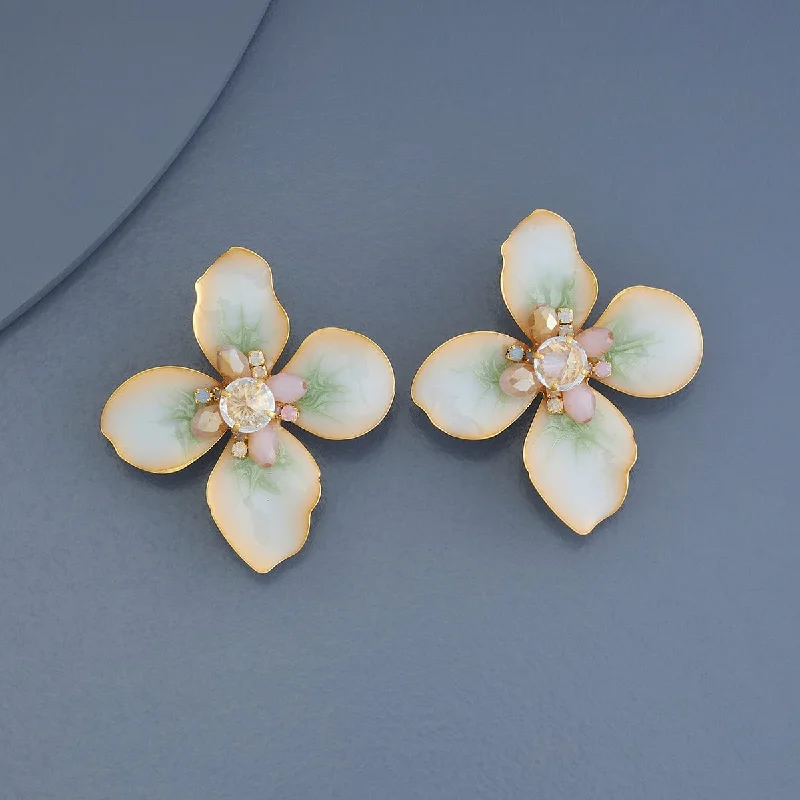 Women flower earrings -Trendy Earring 179087