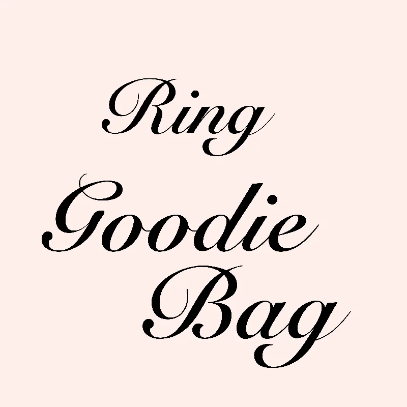 Women luxury wedding rings -Ring Goodie Bag