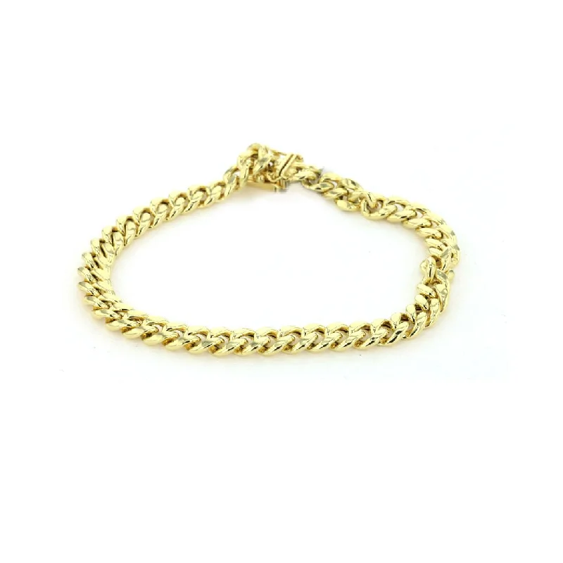 Women classic bangle bracelets -6.6MM Miami Cuban Link Bracelet