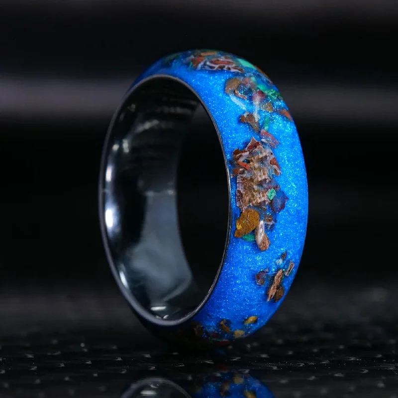 Women rings with side stones -Boundless Terra Glowstone Ring