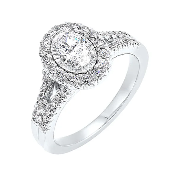 Women designer rings -14Kt White Gold Diamond(1Ctw) Ring